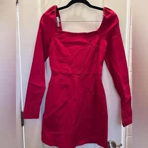 Miami Ruby Long Sleeve Dress